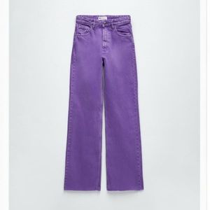 zara high rise full length jean